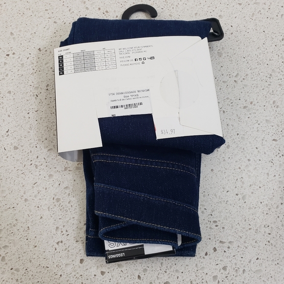 Hue denim leggings full length xs nwt - Picture 2 of 3